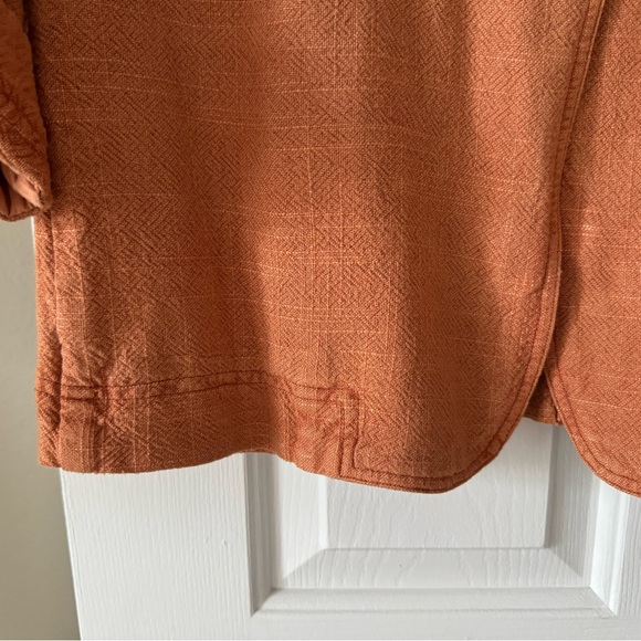WE THE FREE XS BARN JACKET WAY OVER SIZE Apricot, oversized and unlined NWOT - Picture 3 of 13